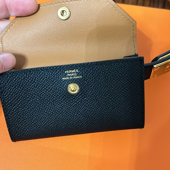 Brand new hermes Kelly pocket belt black gold hardware - Picture 4 of 7